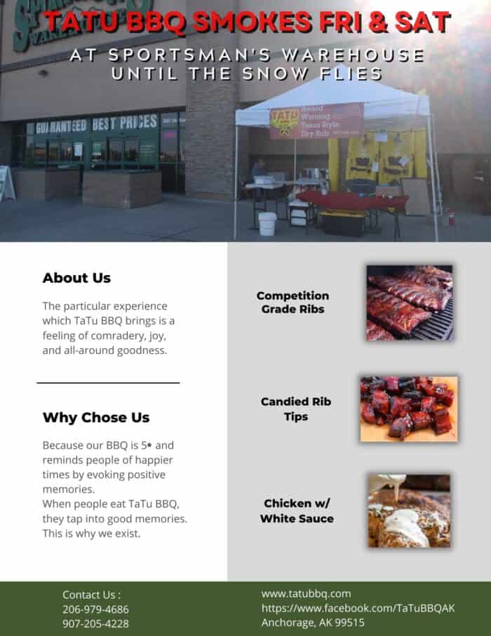 TaTu Pop-Up Sportsman Flyer2 TaTu Pop-Up at Sportsman's Warehouse ANC, AK